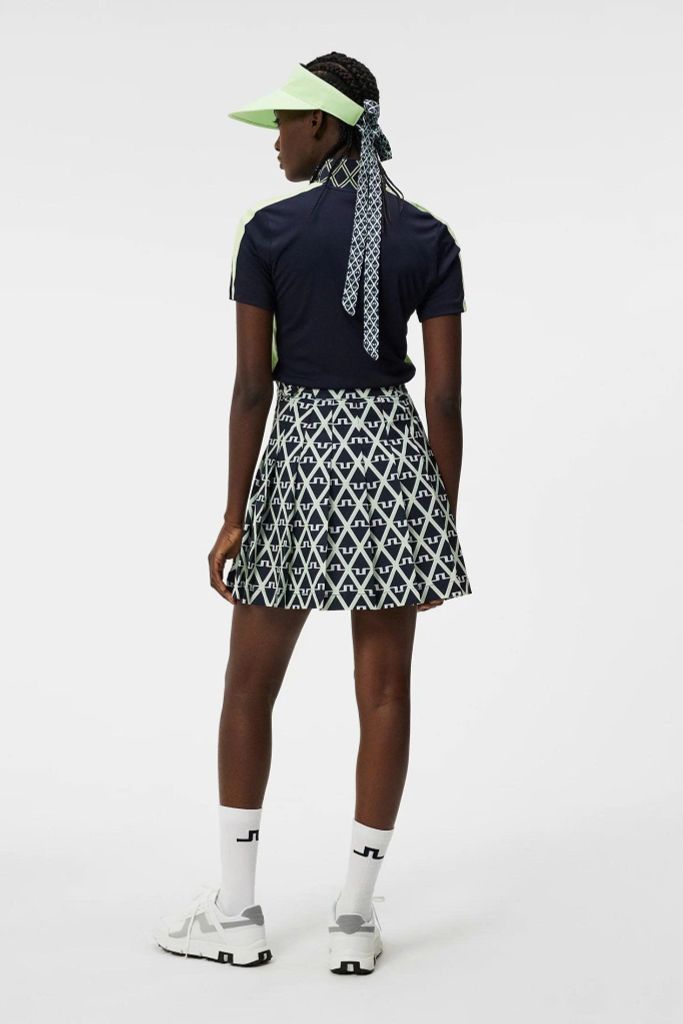 Váy golf Adina Print Skirt Geo JL Navy GWSD09295-O500 | J.Lindeberg