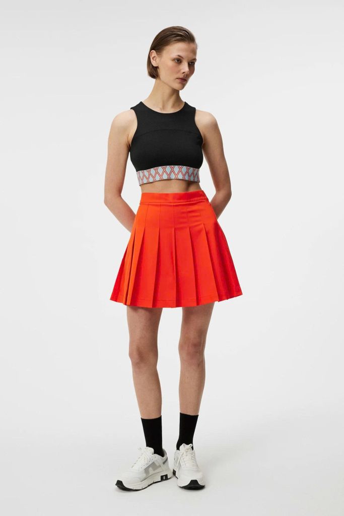 Váy golf Adina Skirt Tangerine Tango GWSD09294-G016 | J.Lindeberg