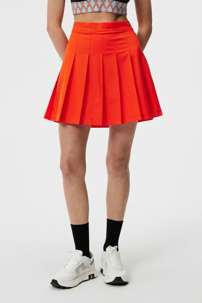 Váy golf Adina Skirt Tangerine Tango GWSD09294-G016 | J.Lindeberg