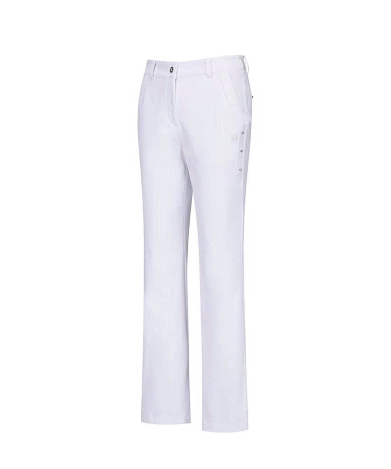 Quần dài golf nữ Side Point Boots Cut L/PT - White AGESWPT03WH | Anew