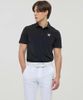 Áo golf nam tay ngắn Back Fabric Block Short T-Shirt - Black AGEMMTS04