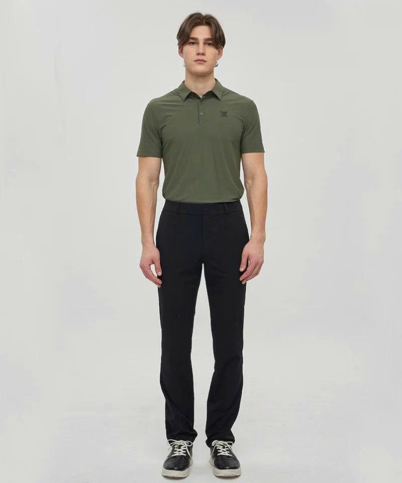 Áo golf nam tay ngắn Sporty Short T-Shirt - Khaki AGEMMTS02KH | Anew G