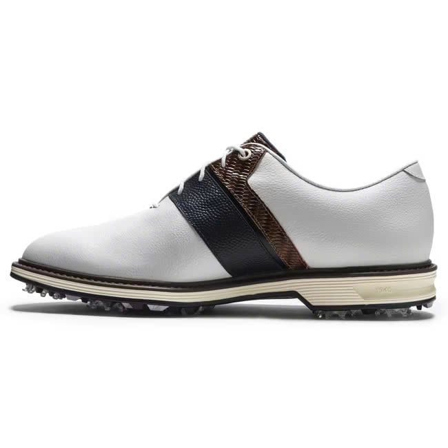Giày golf nam Premiere Series White /Navy/Brown 54554 | FootJoy