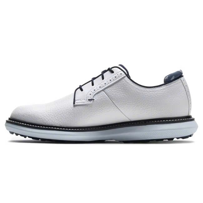 Giày golf nam TRADITIONS White /Navy/Blue 57974 | FootJoy