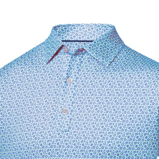 Áo golf nam tay ngắn Allover Floral Lisle 31493 | FootJoy