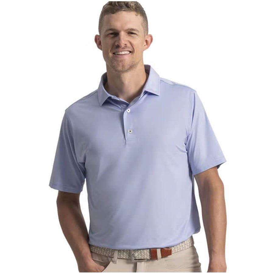 Áo golf nam tay ngắn Tonal Dot Print Lisle Periwinkle 37505 | FootJoy