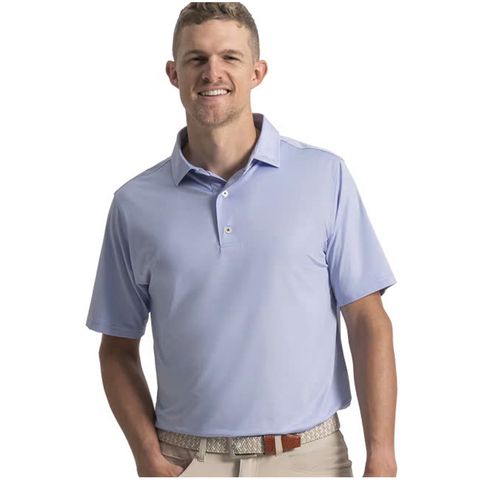 Áo golf nam tay ngắn Tonal Dot Print Lisle Periwinkle 37505 | FootJoy