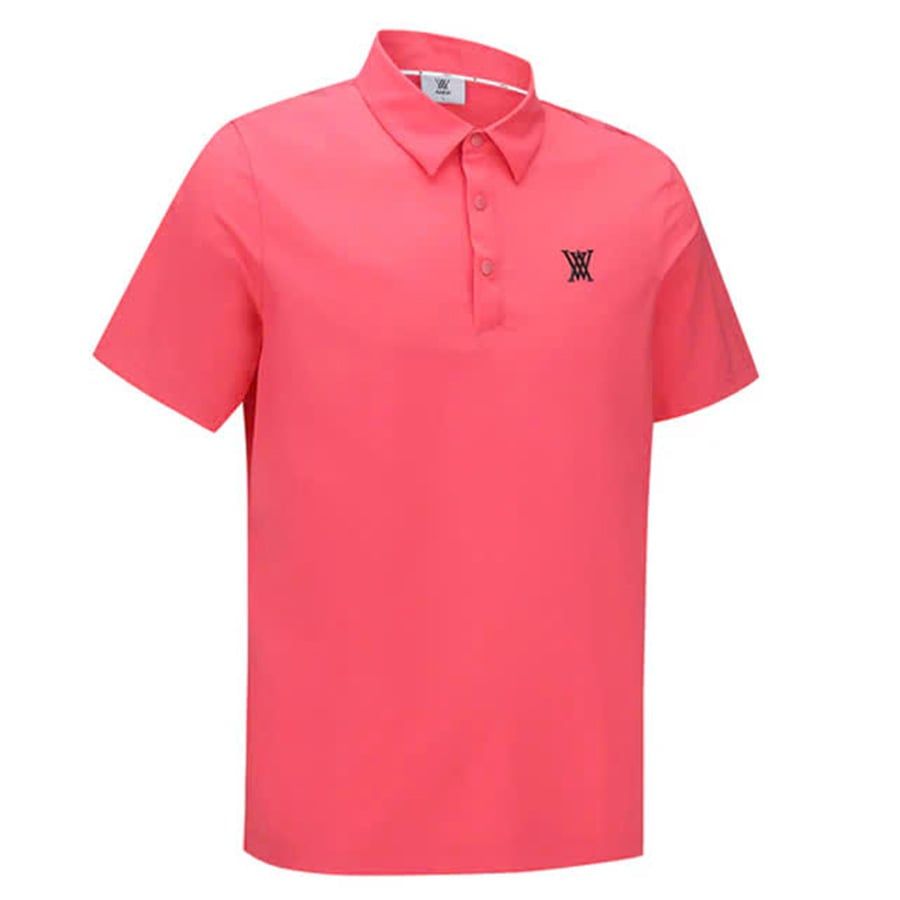 Áo golf nam tay ngắn Signature Logo Short T-Shirt - Black AGEMMTS01BK