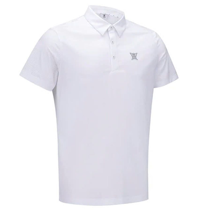 Áo golf nam tay ngắn Signature Logo Short T-Shirt - Black AGEMMTS01BK