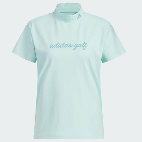 Áo golf nữ tay ngắn Heat.rdy Mock Neck Short Sleeve Semi Flash Aqua JM3005 | Adidas