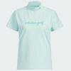 Áo golf nữ tay ngắn Heat.rdy Mock Neck Short Sleeve Semi Flash Aqua JM