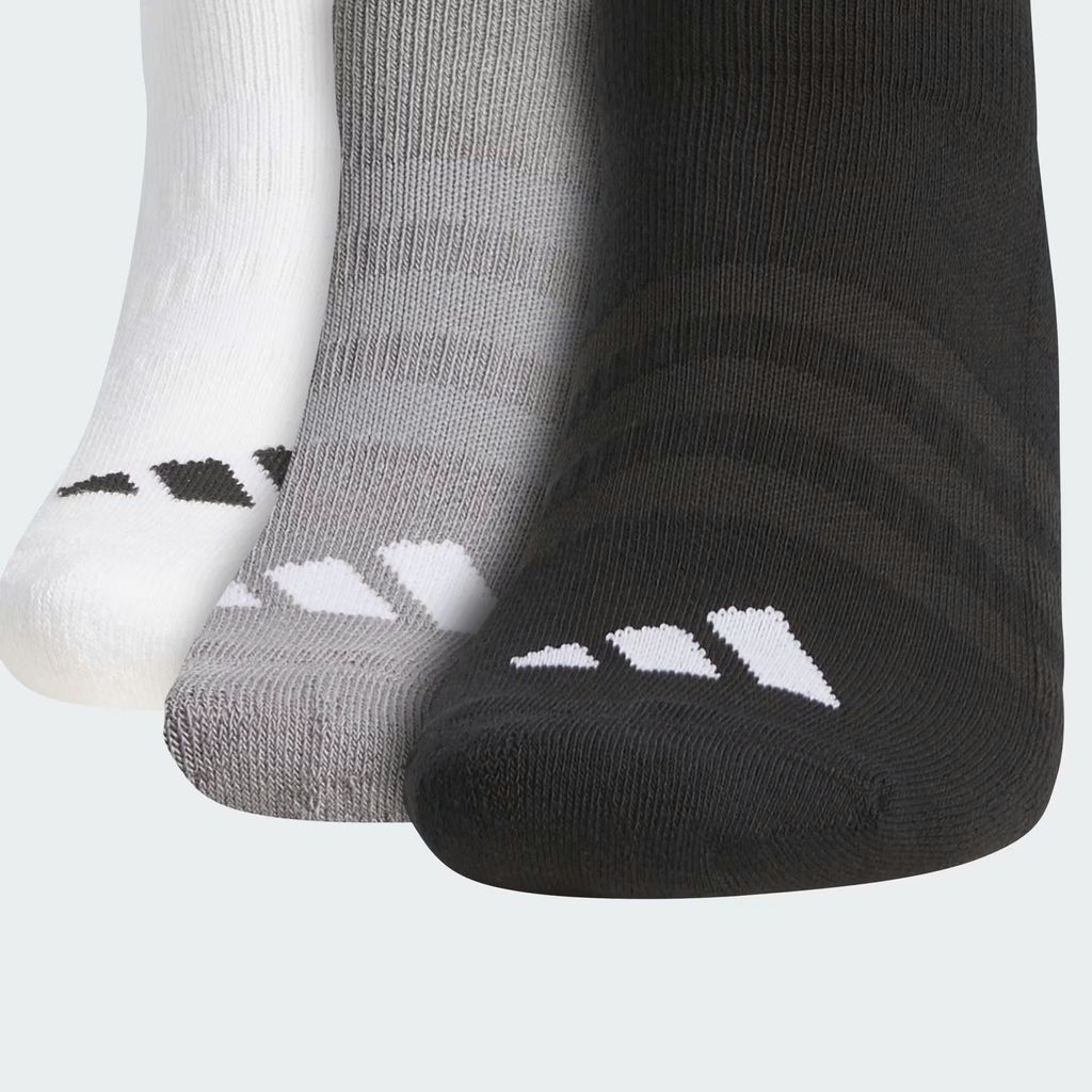 Vớ cổ thấp 3 Pack Ankle White / Grey Three / Black JI9117 | Adidas