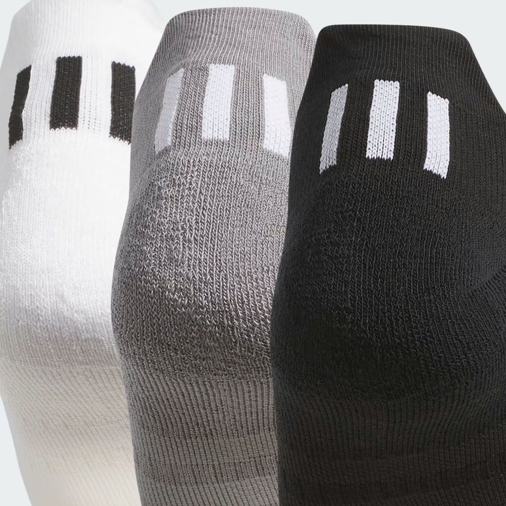 Vớ cổ thấp 3 Pack Ankle White / Grey Three / Black JI9117 | Adidas