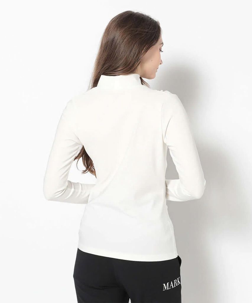 Áo golf tay dài nữ CDMT MCW-5C-AU50 (White) | MARK & LONA