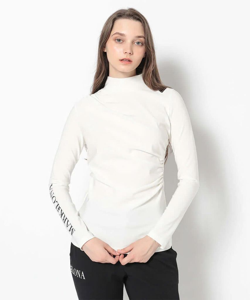 Áo golf tay dài nữ CDMT MCW-5C-AU50 (White) | MARK & LONA