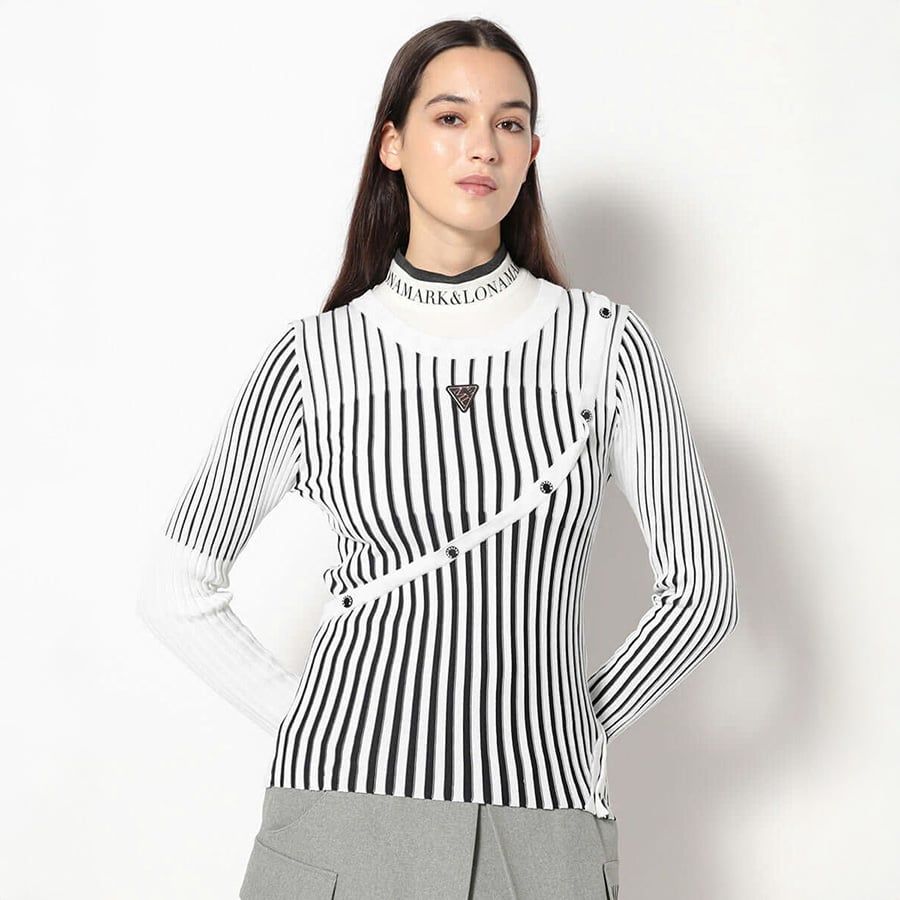 Áo golf tay dài nữ CPRK MCW-5C-AB54 (White) | MARK & LONA