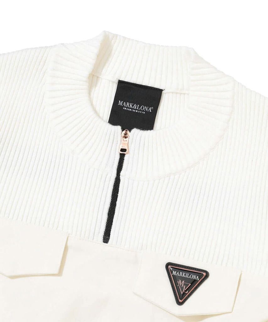 Áo golf tay dài nữ HCQT MCW-5C-AC50 (White) | MARK & LONA