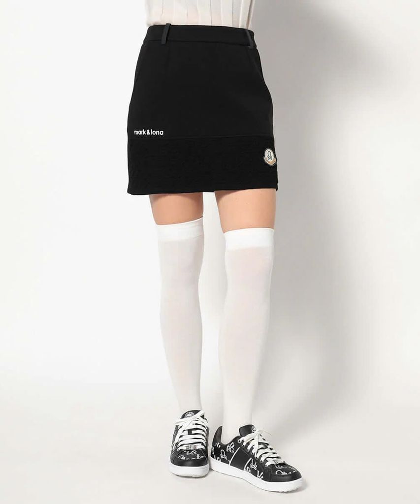Váy golf Allure Knit Skirt MLW-5C-AE10 (Black) | MARK & LONA