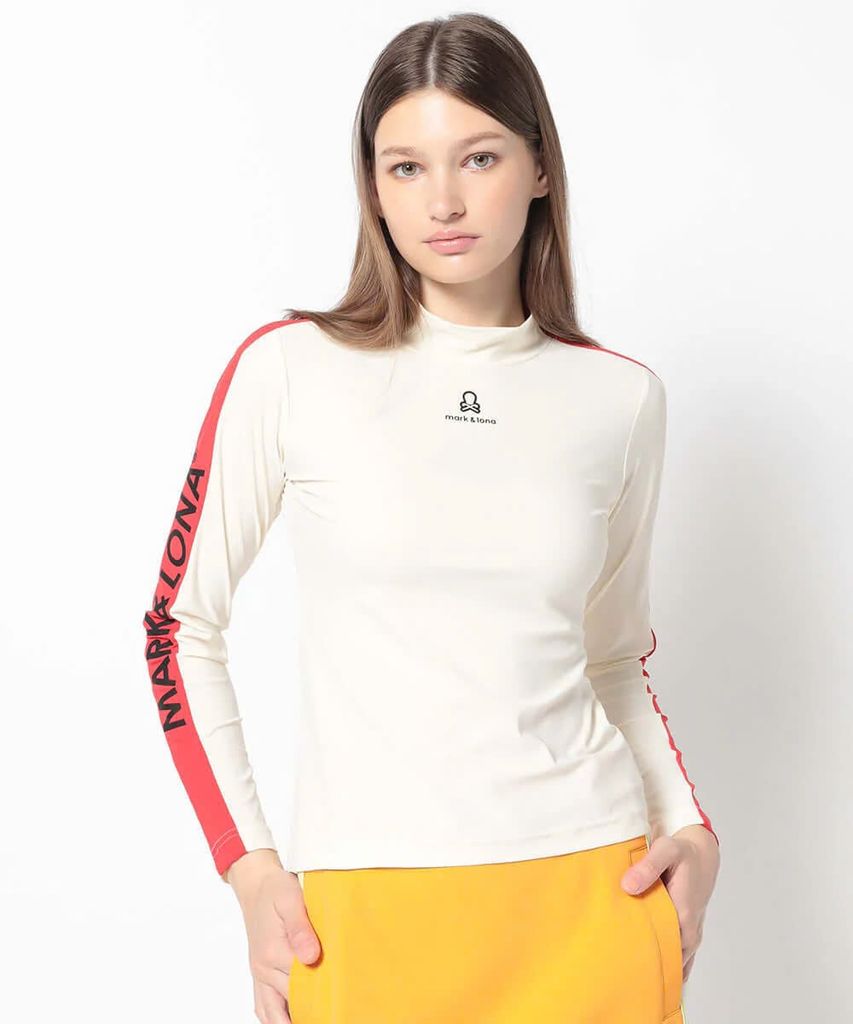 Váy golf Ace Line Back Pleat Skirt MLW-5C-AU02 (Off White) | MARK & LO