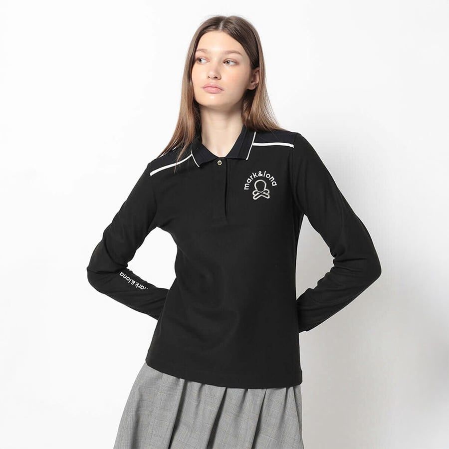 Áo golf tay dài nữ CDMT MCW-5C-AU50 (White) | MARK & LONA