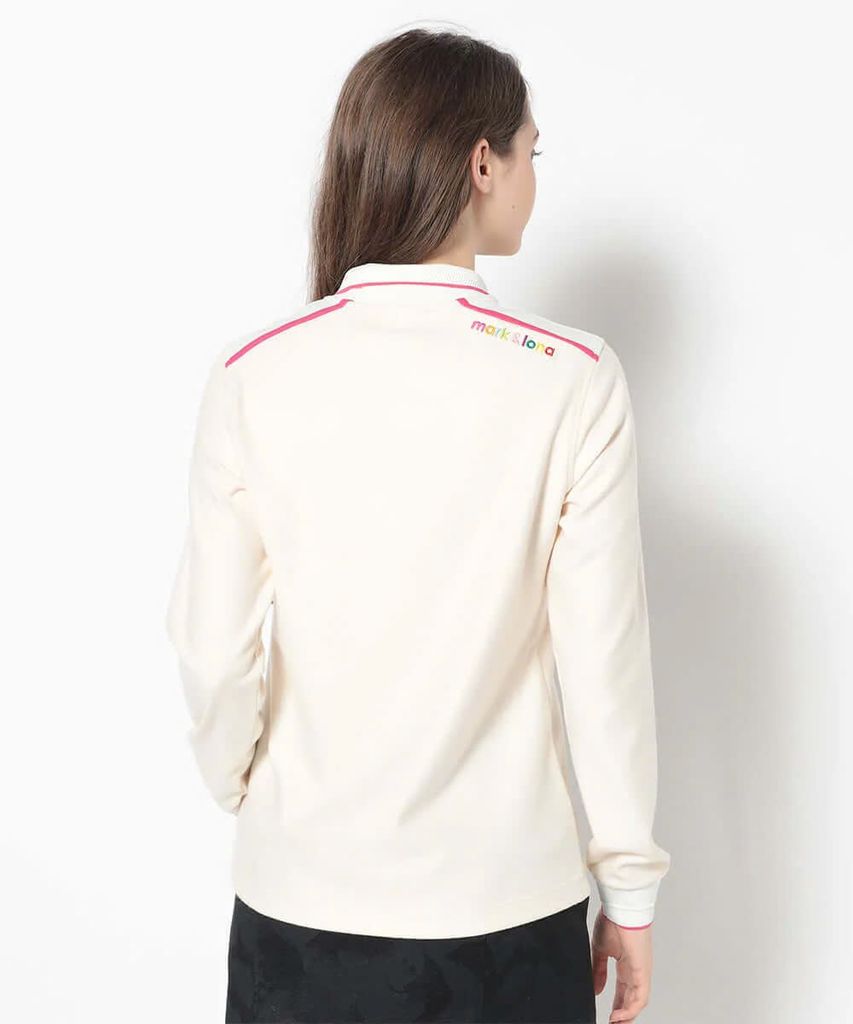 Áo golf tay dài nữ CDMT MCW-5C-AU50 (White) | MARK & LONA