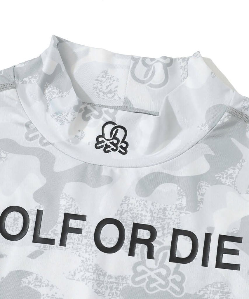 Áo golf nam tay dài ACD Camo Technical Mock Neck MLM-5C-AU02 (White) |