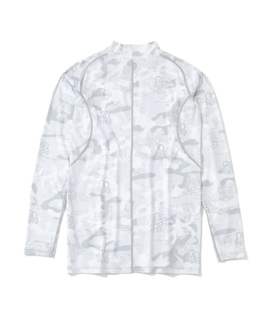 Áo golf nam tay dài ACD Camo Technical Mock Neck MLM-5C-AU02 (White) |