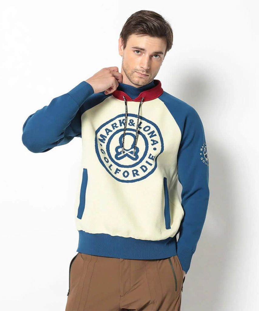 Áo golf nam tay dài Duran Alter Knit Pullover MLM-5C-AB04 (Navy) | MAR