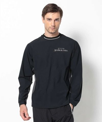 Áo golf nam tay dài SFMT MCM-5C-AA51 (Black) | MARK & LONA