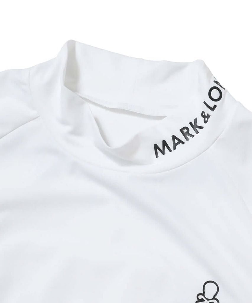 Áo golf nữ tay dài Whip it Active Mock MLW-5C-AU01 (White) | MARK & LO