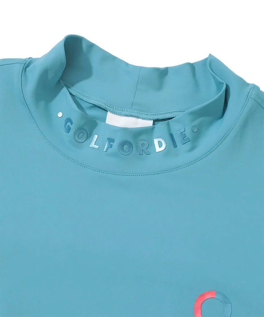 Áo golf nam tay ngắn Fluxx Mock Neck Shirt MLM-5C-AA02 (Blue) | MARK &