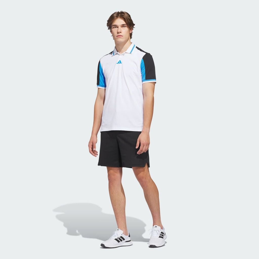 Áo golf nam tay ngắn BEYOND VENT TWISTKNIT POLO White / Black JY5422 |