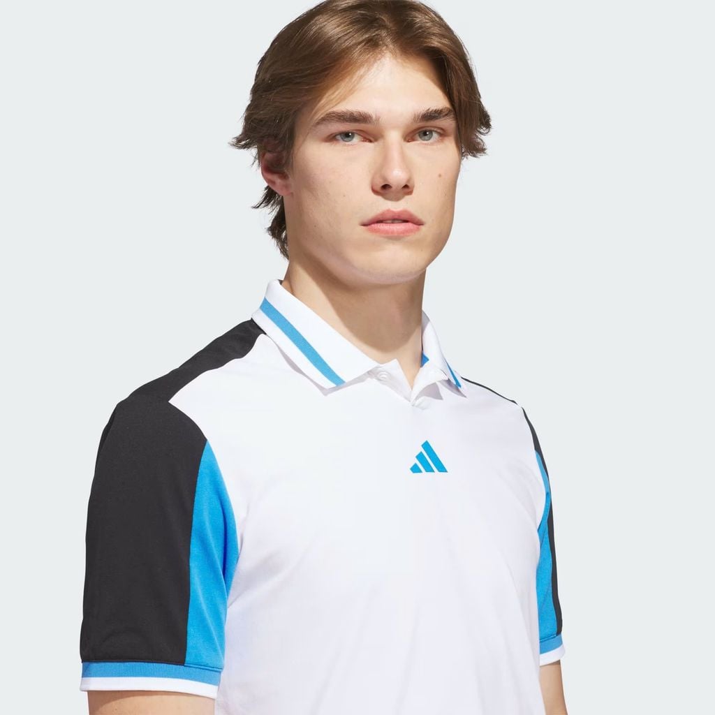 Áo golf nam tay ngắn BEYOND VENT TWISTKNIT POLO White / Black JY5422 |