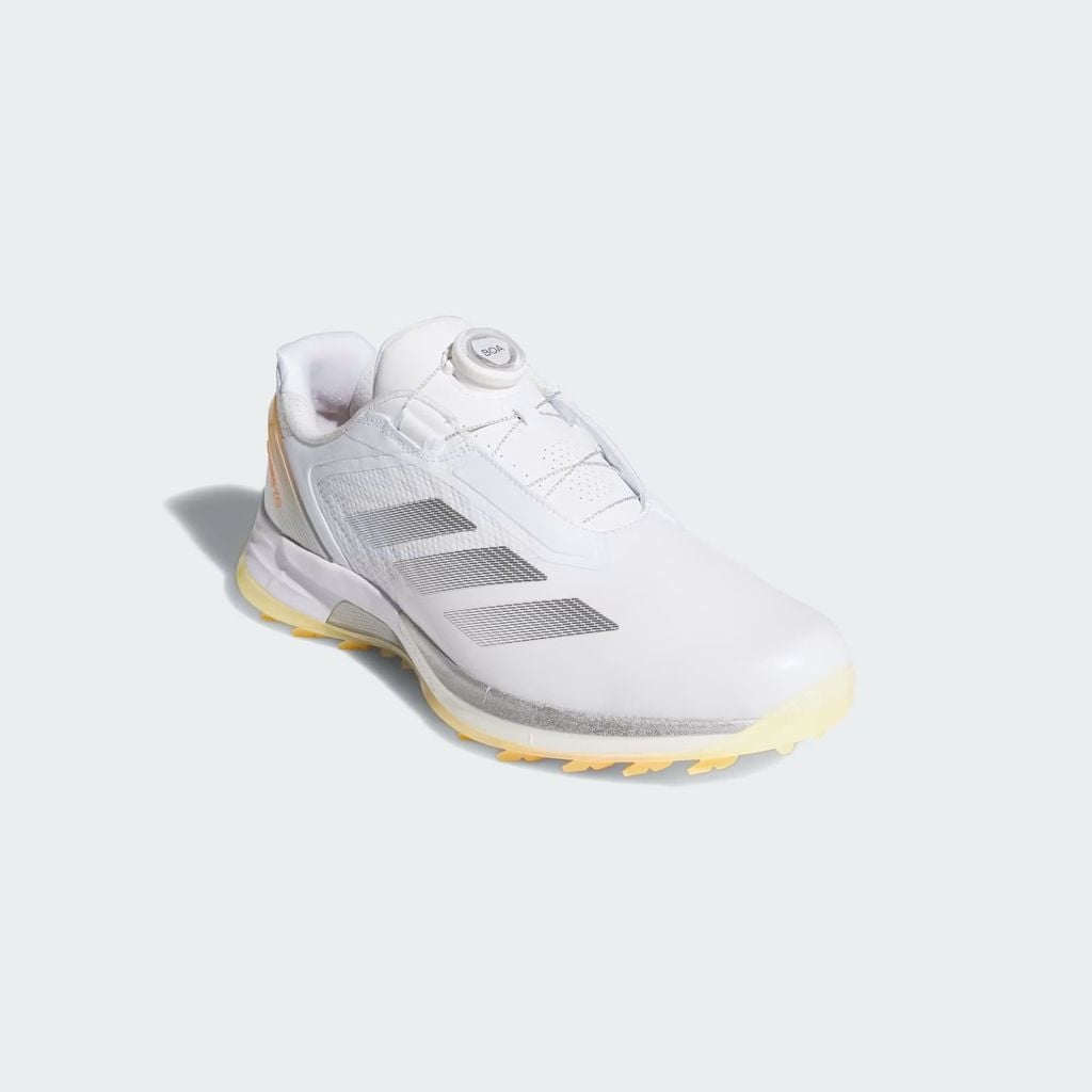 Giày golf nam Adizero ZG Lo BOA Cloud White / Iron Metallic / Ice Tang