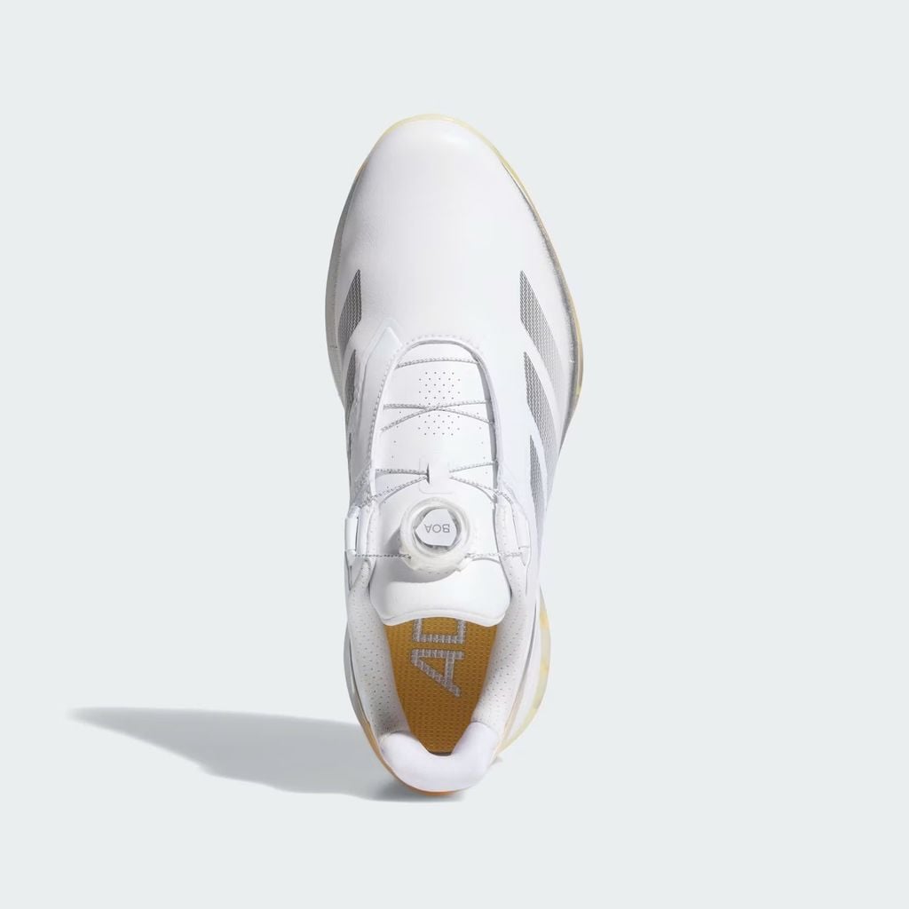 Giày golf nam Adizero ZG Lo BOA Cloud White / Iron Metallic / Ice Tang