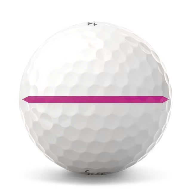 Bóng golf Pro V1X 2025 White PERFORMANCE ALIGNMENT PINK | Titleist