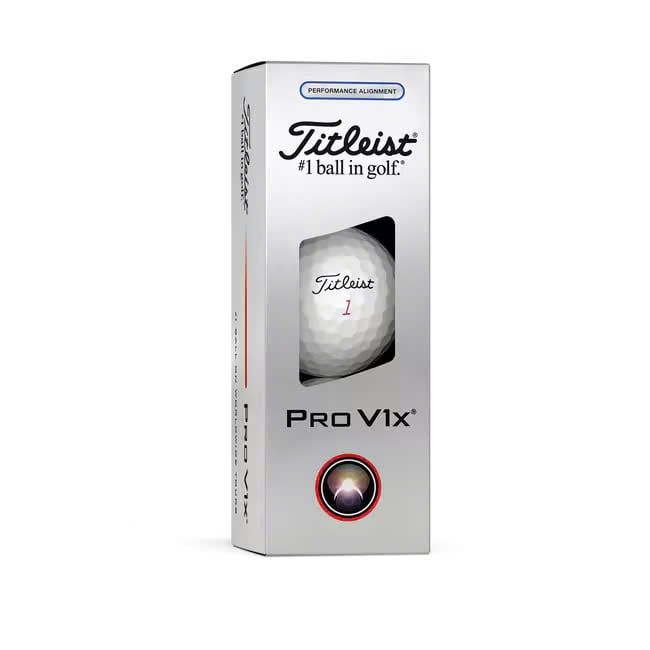 Bóng golf Pro V1X 2025 White PERFORMANCE ALIGNMENT BLUE | Titleist