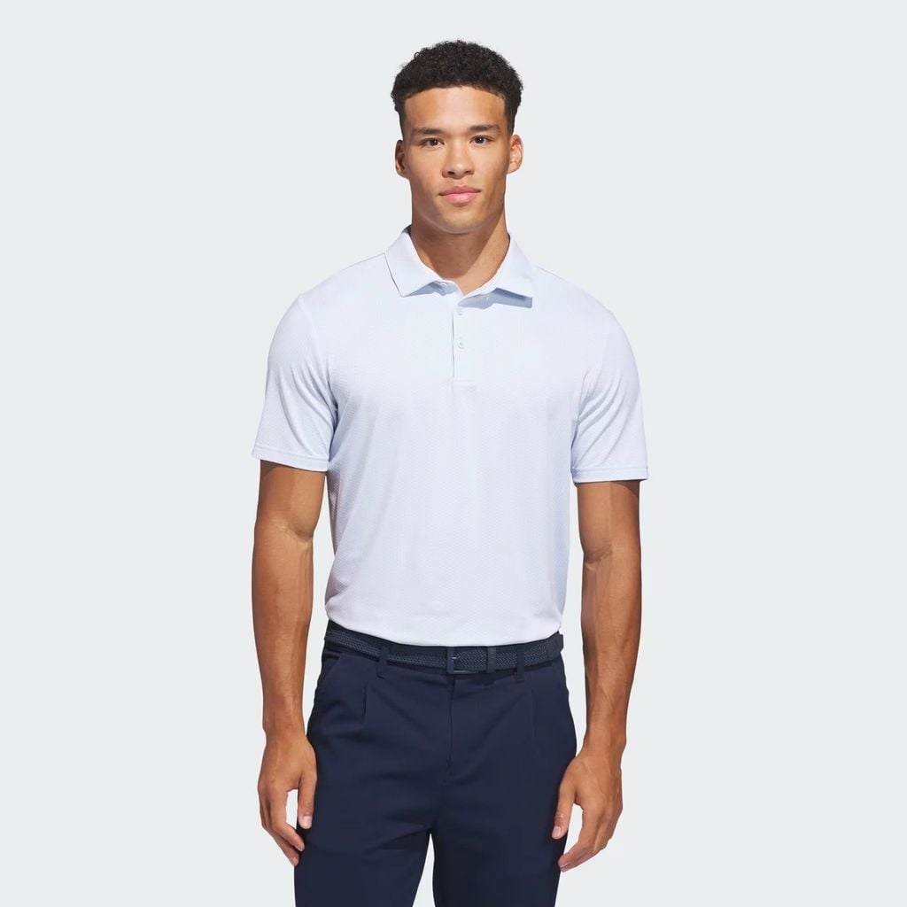 Áo golf nam tay ngắn PERFORMANCE TEXTURED POLO White/Crsk JY5471 | Adi