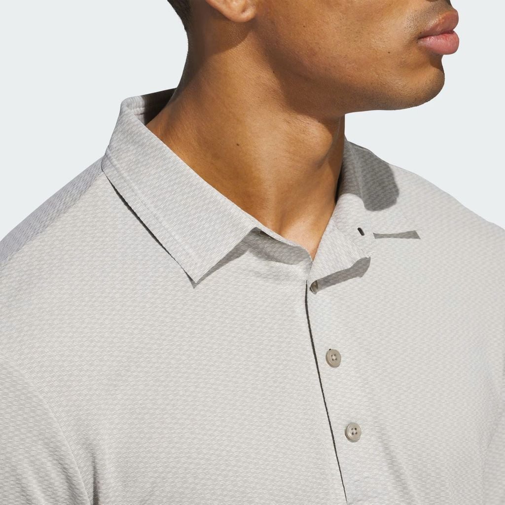 Áo golf nam tay ngắn Tour Texture Ultimate365 Putty Beige IK3056 | Adi
