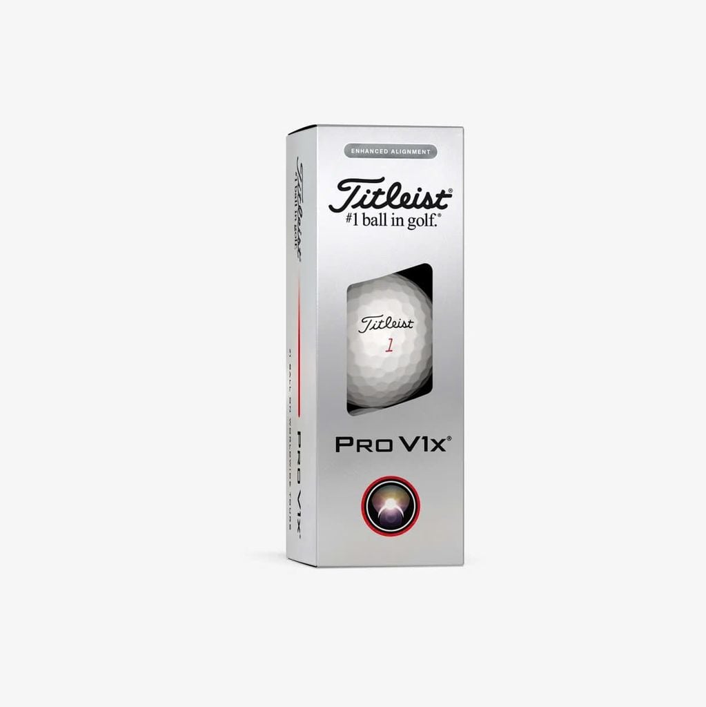 Bóng golf Pro V1X 2025 White PERFORMANCE ALIGNMENT BLUE | Titleist