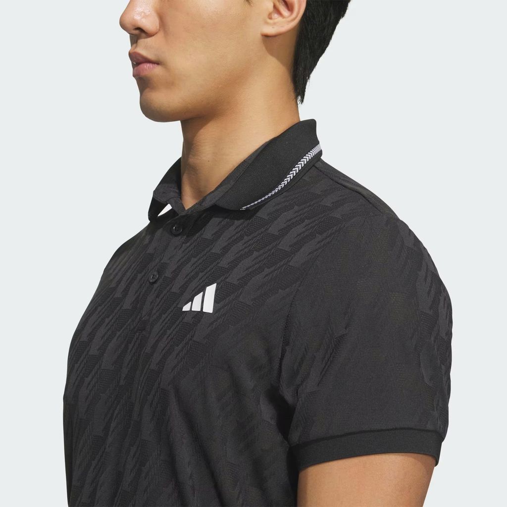 Áo golf nam tay ngắn Jacquard Polo BLACK JY8232 | Adidas