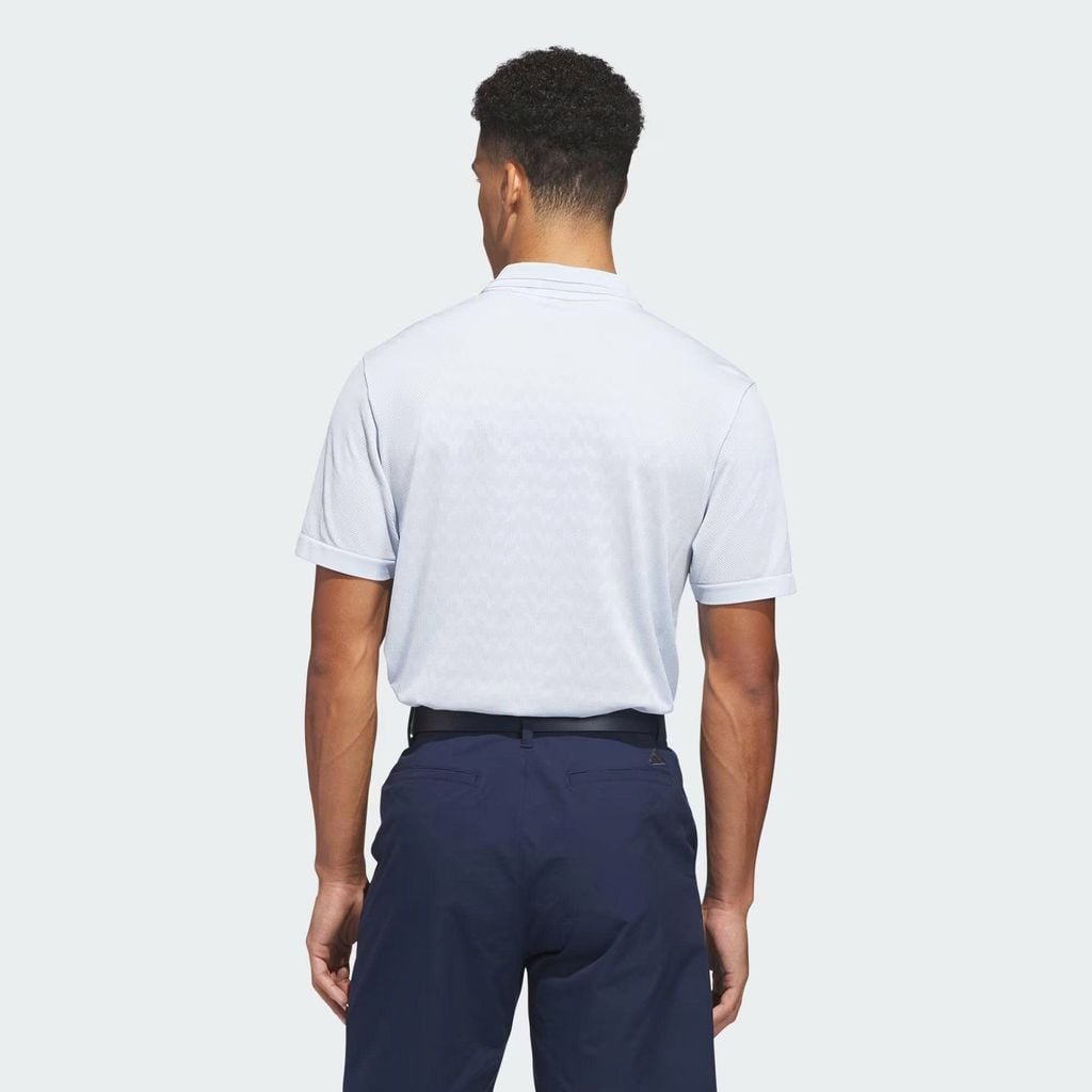 Áo golf nam tay ngắn Tour Smls Polo Crystal Sky / White KG3028 | Adida