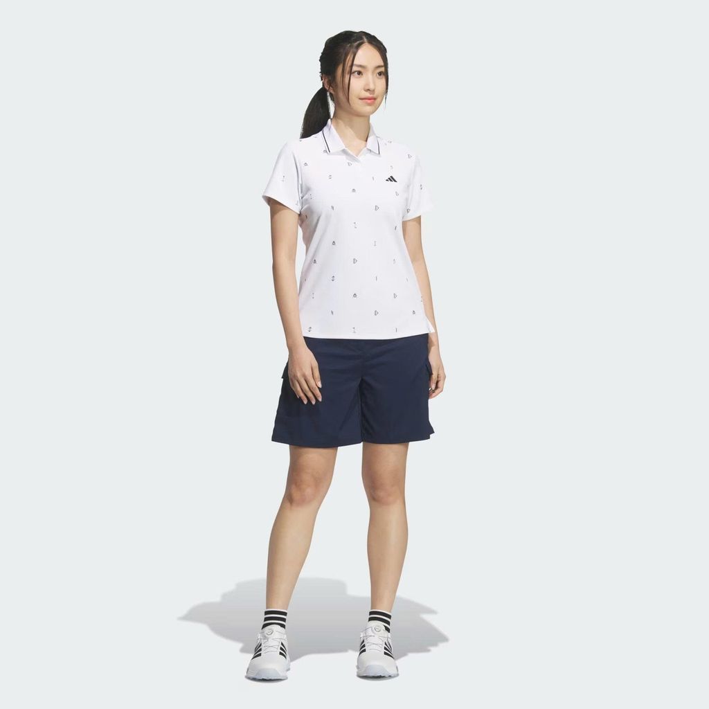 Áo golf nữ tay ngắn MONOGRAM SS Polo WHITE KA4304 | Adidas