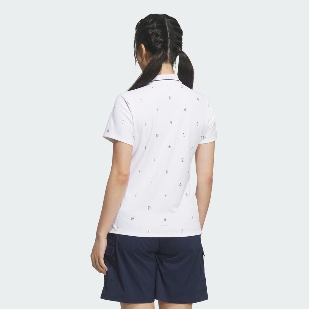 Áo golf nữ tay ngắn MONOGRAM SS Polo WHITE KA4304 | Adidas