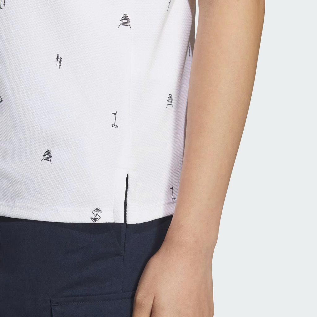 Áo golf nữ tay ngắn MONOGRAM SS Polo WHITE KA4304 | Adidas