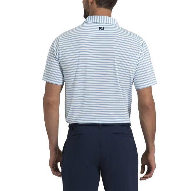 Áo Golf Nam Tay Ngắn Footjoy  Eu 25Open Stripe Lsl Wht/Bl 38879 | Foot