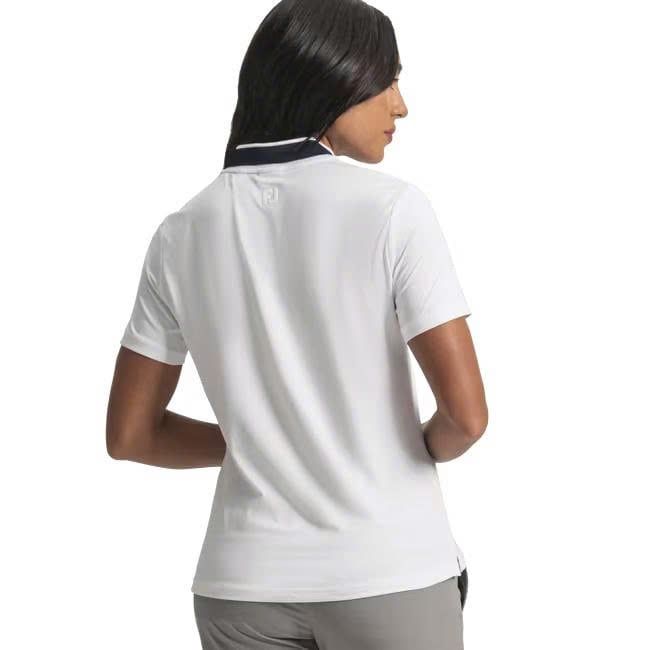 Áo Golf Nữ Tay Ngắn Footjoy Zip Blade Collar Polo 39561 | Footjoy