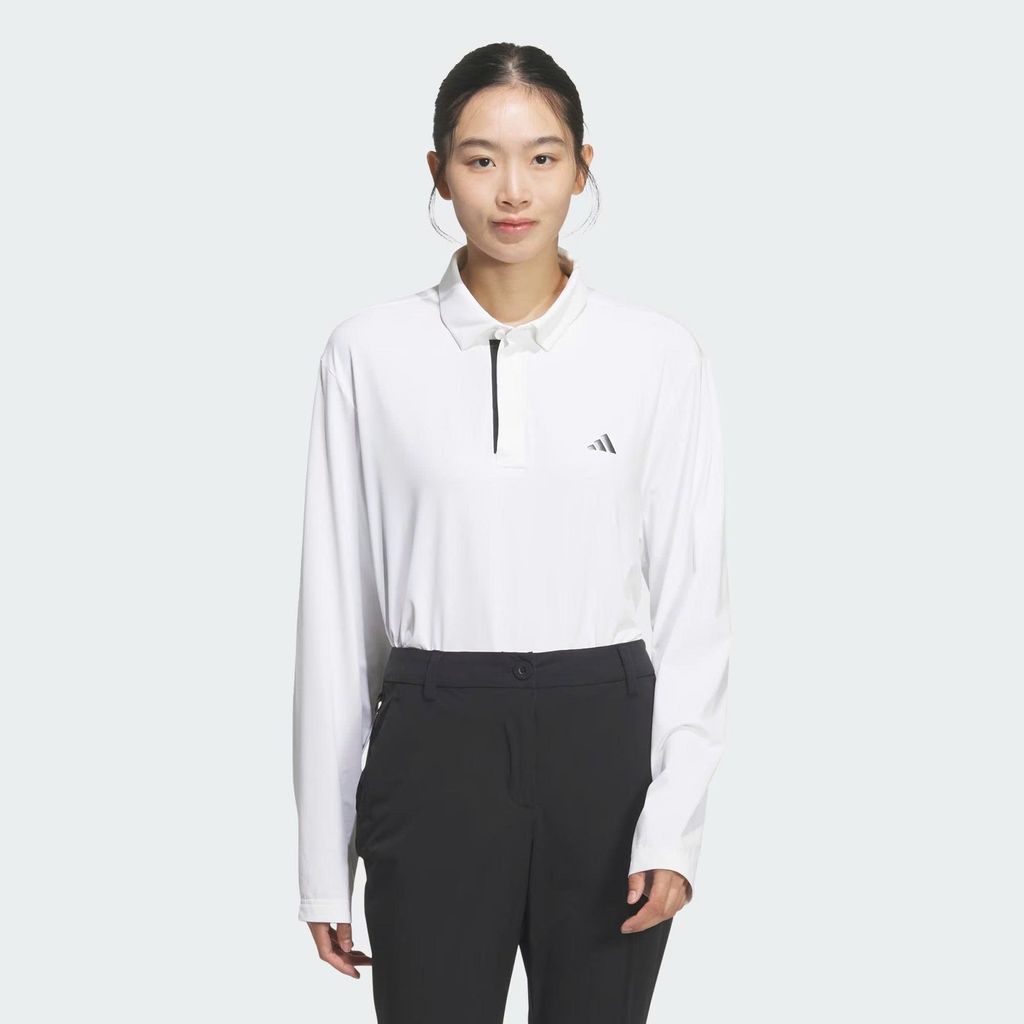 Áo Golf Nữ Tay Dài  Ls Polo White KD7233 | Adidas