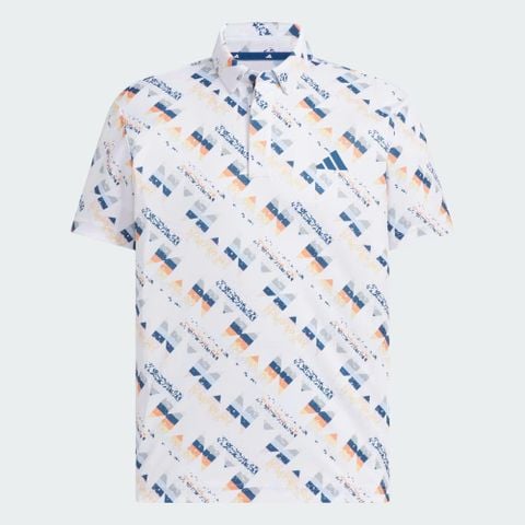 Áo golf nam tay ngắn Polo White / Multicolor JZ4363 | Adidas