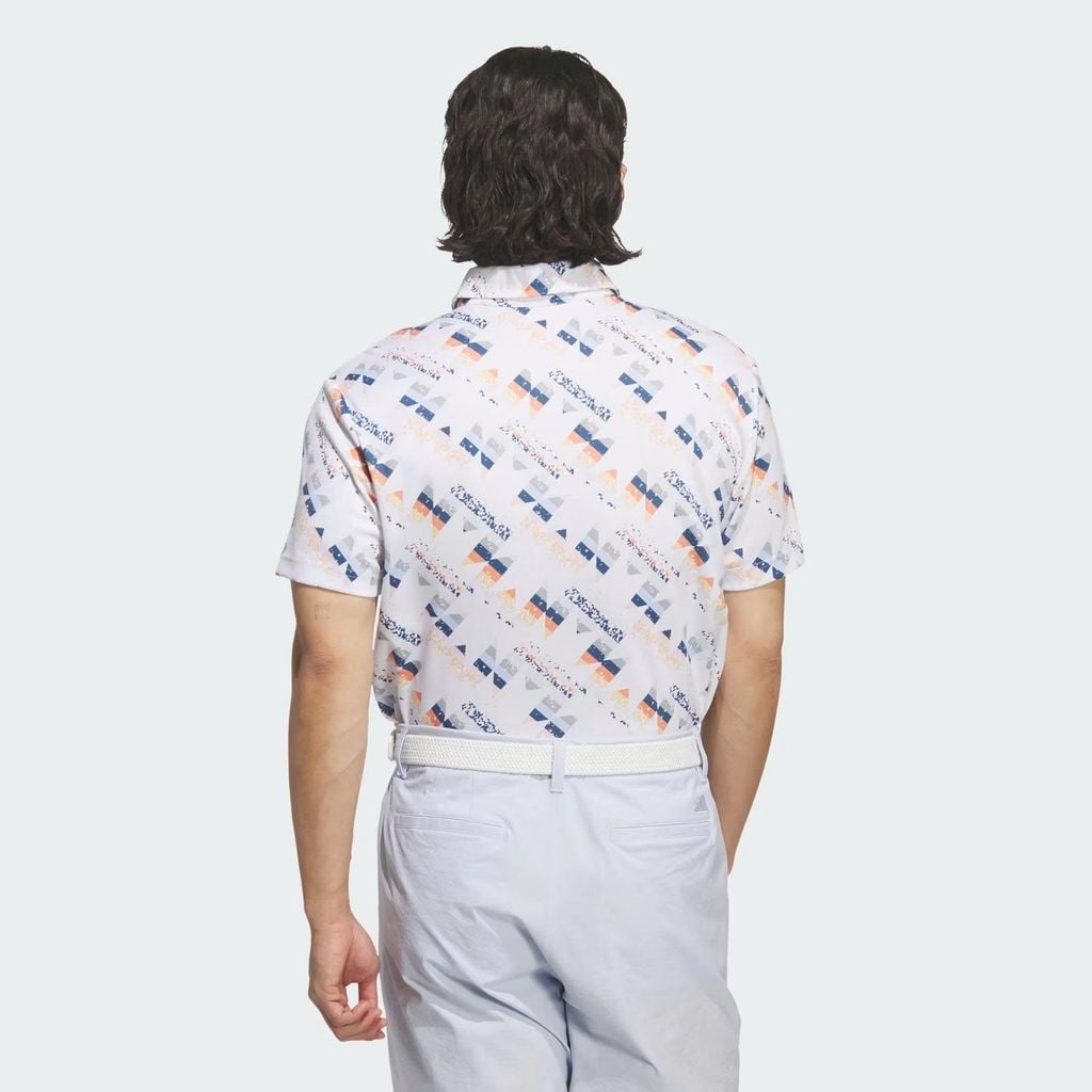Áo golf nam tay ngắn Polo White / Multicolor JZ4363 | Adidas